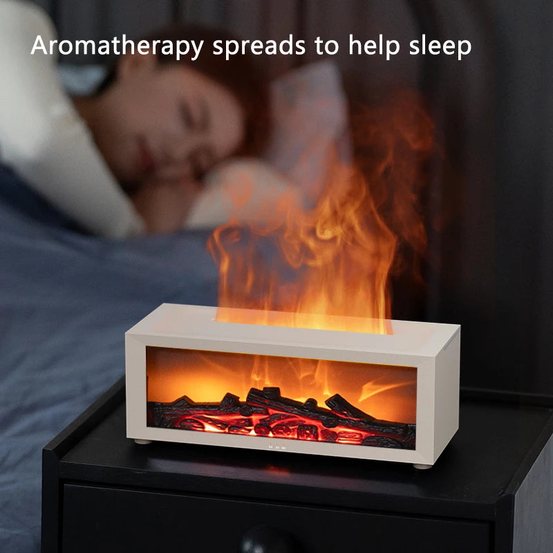 FlameGlow Aroma Diffuser and GlowMist Flame Humidifier
