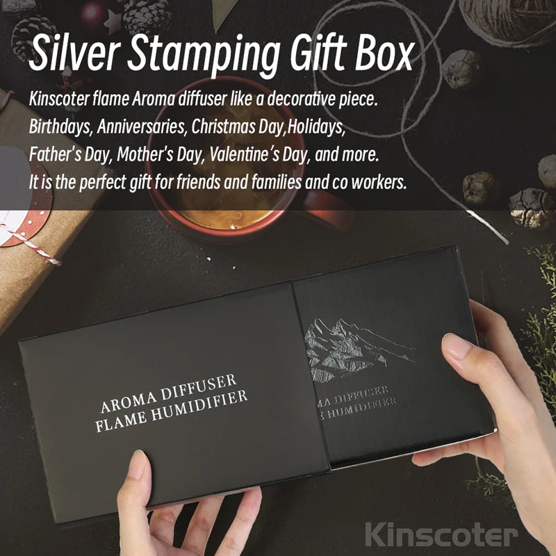 A Kinscoter Flame Aroma Diffuser