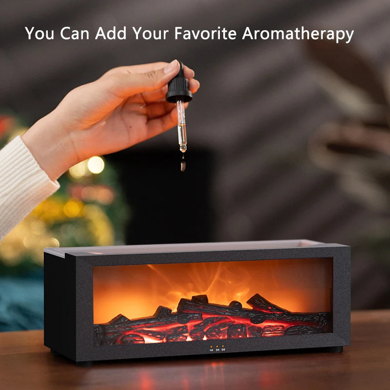 FlameGlow Aroma Diffuser and GlowMist Flame Humidifier