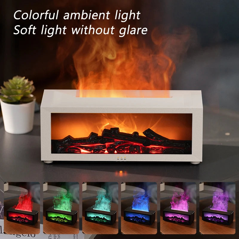 FlameGlow Aroma Diffuser and GlowMist Flame Humidifier